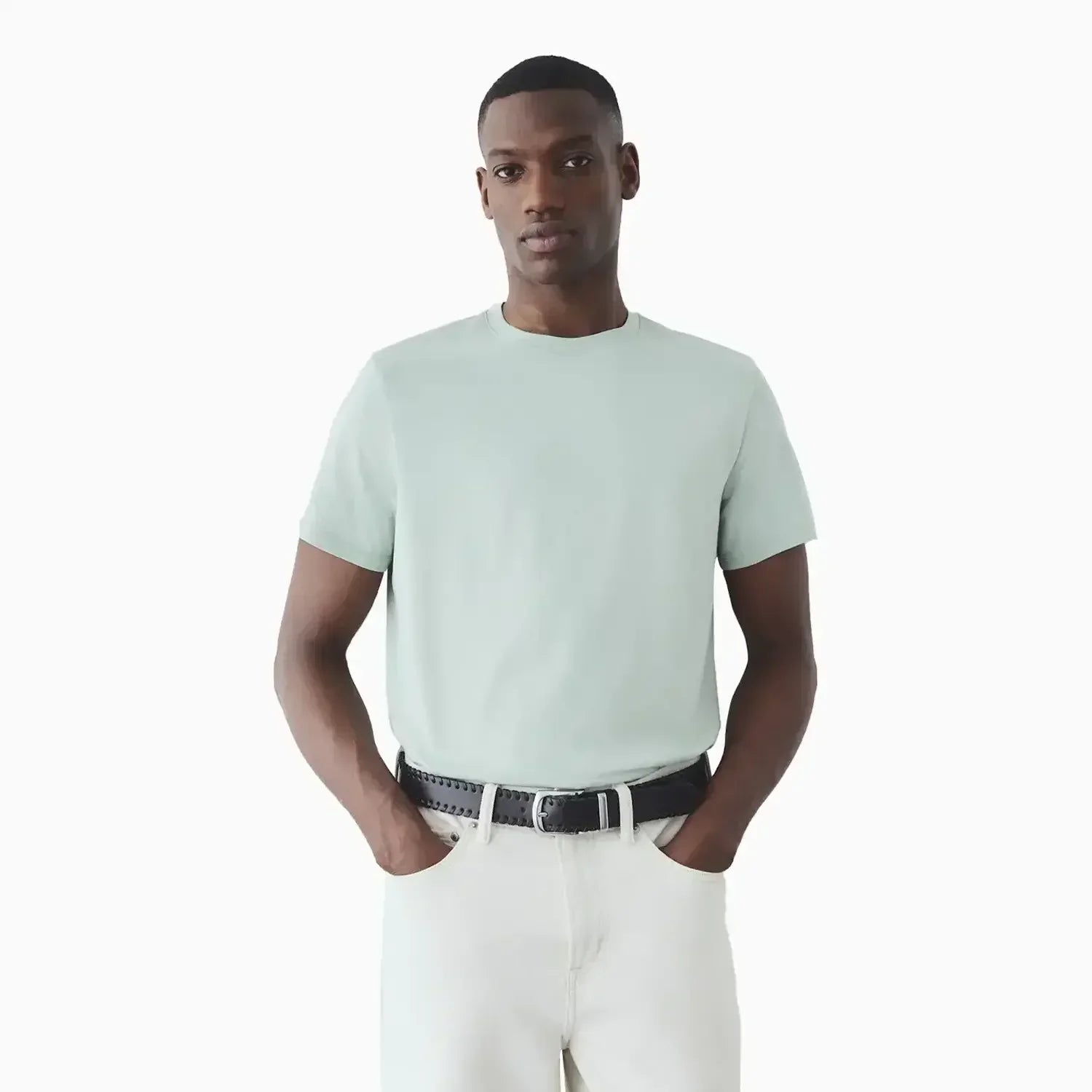 Buy Men's Regular Fit Short Sleeve T-Shirt -Mint Green in Pakistan