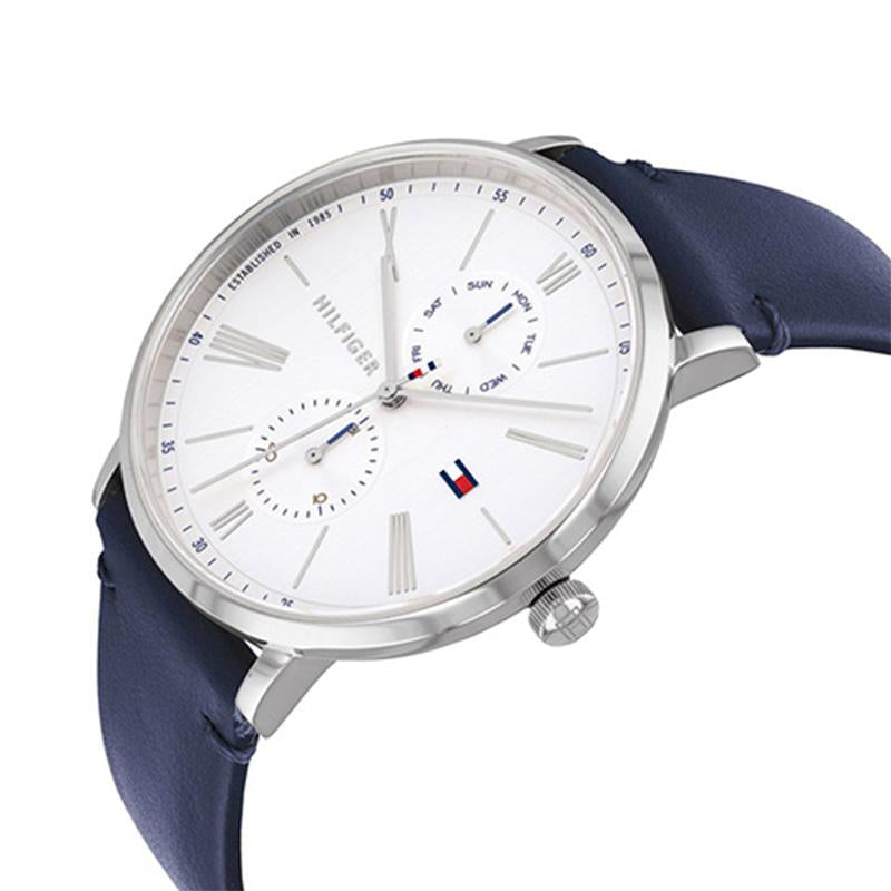 Buy Tommy Hilfiger Jenna White Dial Blue Leather Strap Watch for Women - 1782072 in Pakistan