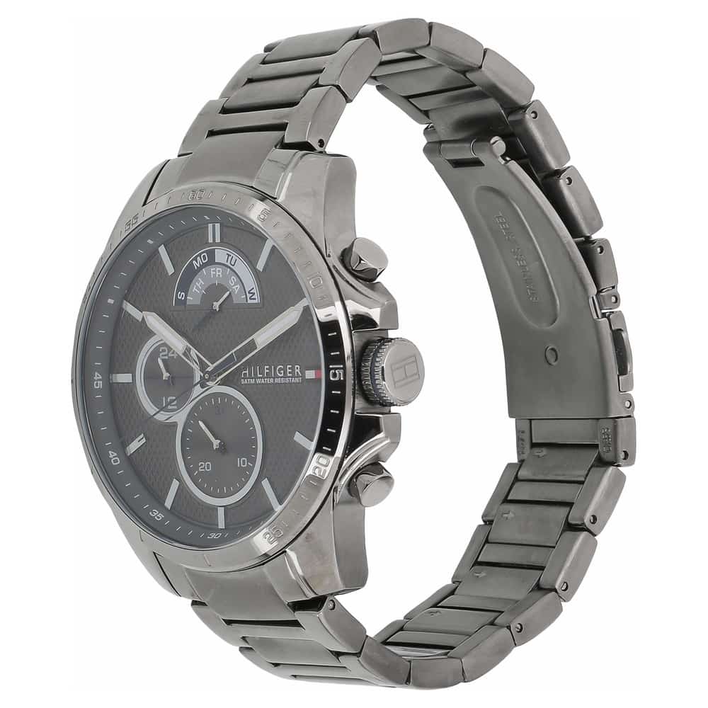 Buy Tommy Hilfiger Mens Quartz Stainless Steel Grey Dial 46mm Watch - 1791347 in Pakistan