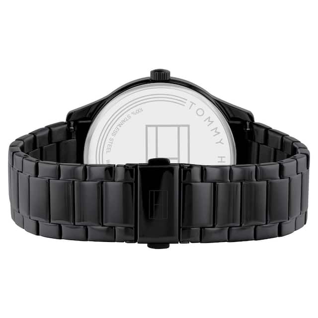Buy Tommy Hilfiger Mens Quartz Stainless Steel Black Dial 44mm Watch - 1791695 in Pakistan