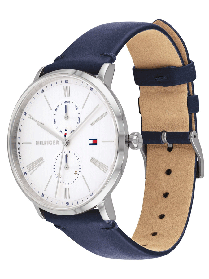 Buy Tommy Hilfiger Jenna White Dial Blue Leather Strap Watch for Women - 1782072 in Pakistan