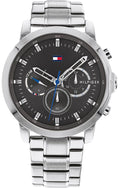 Buy Tommy Hilfiger Men's Quartz Silver Stainless Steel Grey Dial 46mm Watch 1791794 in Pakistan