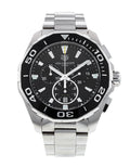 Buy Tag Heuer Aquaracer Black Dial Black Steel Strap Watch for Men - CAY111A.BA0927 in Pakistan
