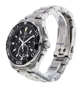 Buy Tag Heuer Aquaracer Black Dial Black Steel Strap Watch for Men - CAY111A.BA0927 in Pakistan