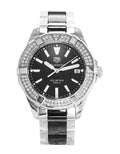 Buy Tag Heuer Aquaracer Lady 300M Black Dial with Diamonds Two Tone Steel Strap Watch for Women - WAY131E.BA0913 in Pakistan