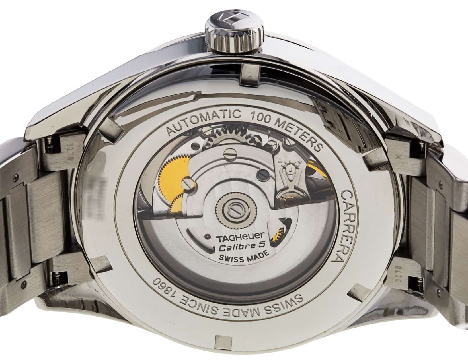 Buy Tag Heuer Carrera Calibre 5 Blue Dial Silver Steel Strap Watch for for Men - WAR201E.BA0723 in Pakistan