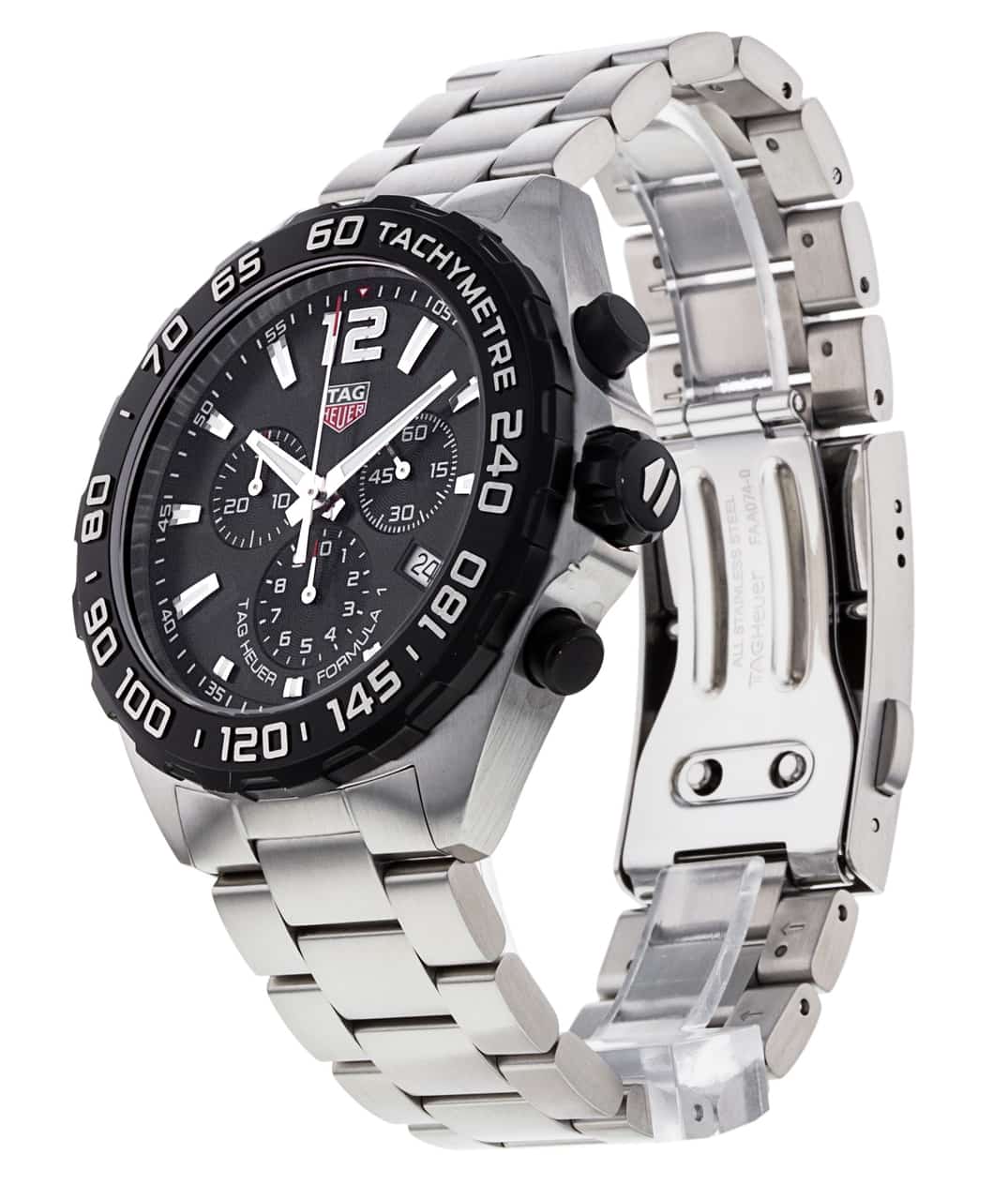 Buy Tag Heuer Formula 1 Quartz Black Dial Silver Steel Strap Watch for Men - CAZ1010.BA0842 in Pakistan