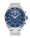 Buy Tag Heuer Formula 1 Chronograph Blue Dial Silver Steel Strap Watch for Men - CAZ1014.BA0842 in Pakistan