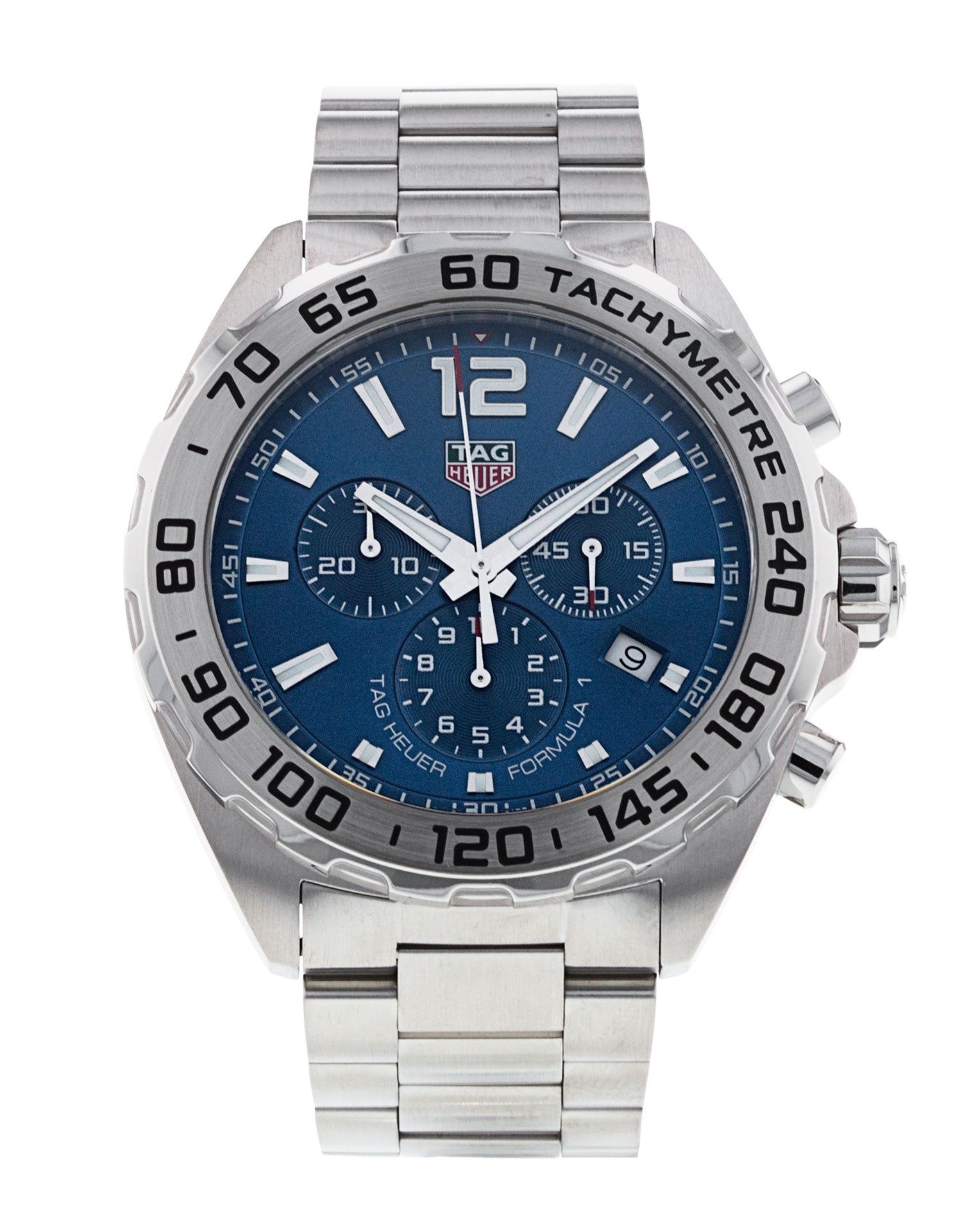 Buy Tag Heuer Formula 1 Chronograph Blue Dial Silver Steel Strap Watch for for Men - CAZ101K.BA0842 in Pakistan