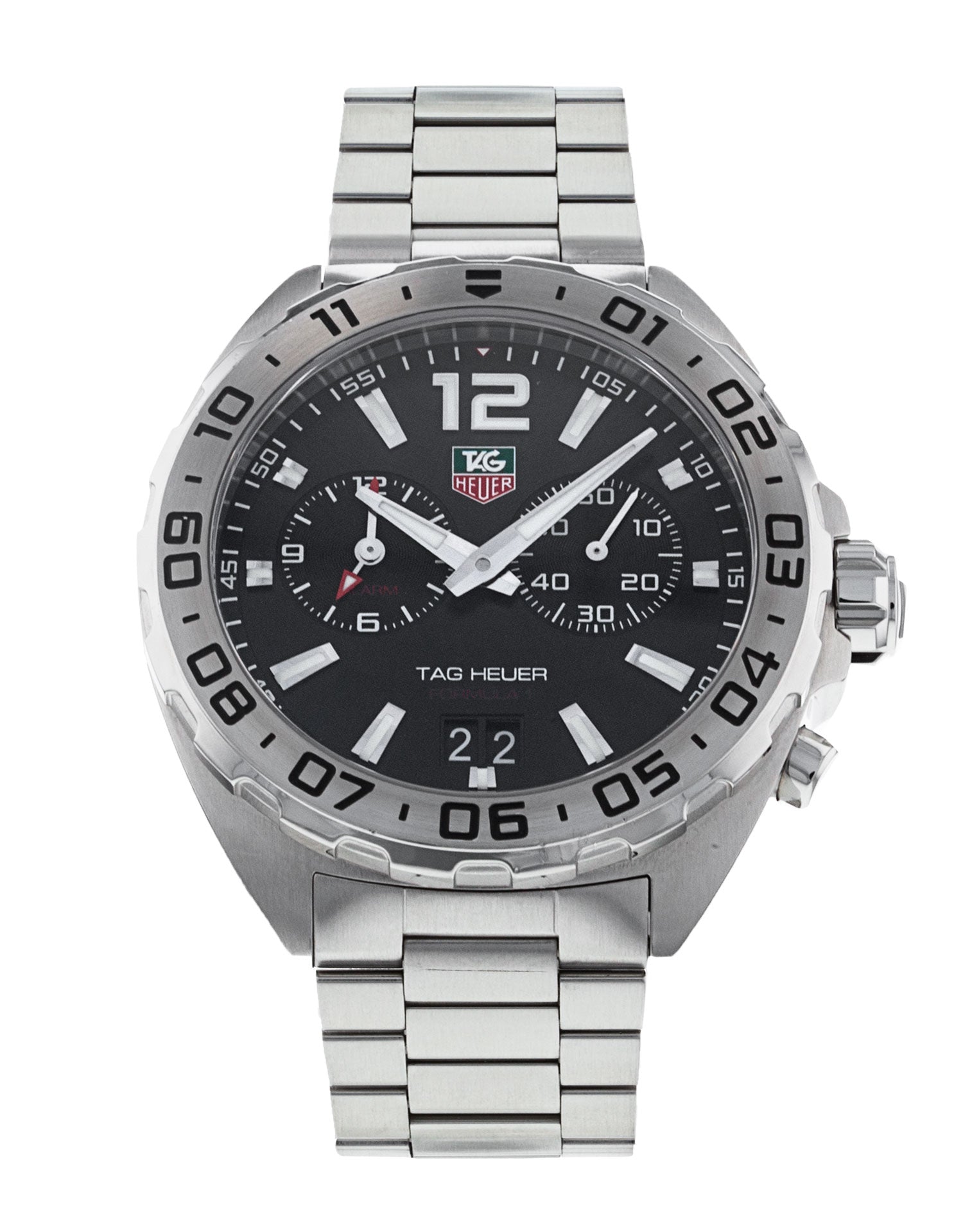 Buy Tag Heuer Formula 1 Black Dial Silver Steel Strap Watch for Men - WAZ111A.BA0875 in Pakistan