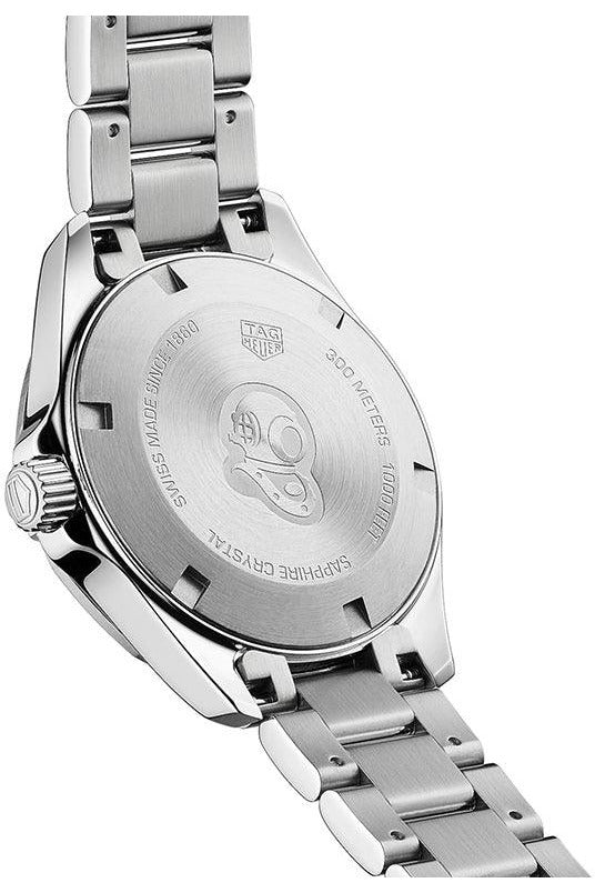 Buy Tag Heuer Aquaracer Black Dial Silver Steel Strap Watch for Women - WBD1310.BA0740 in Pakistan