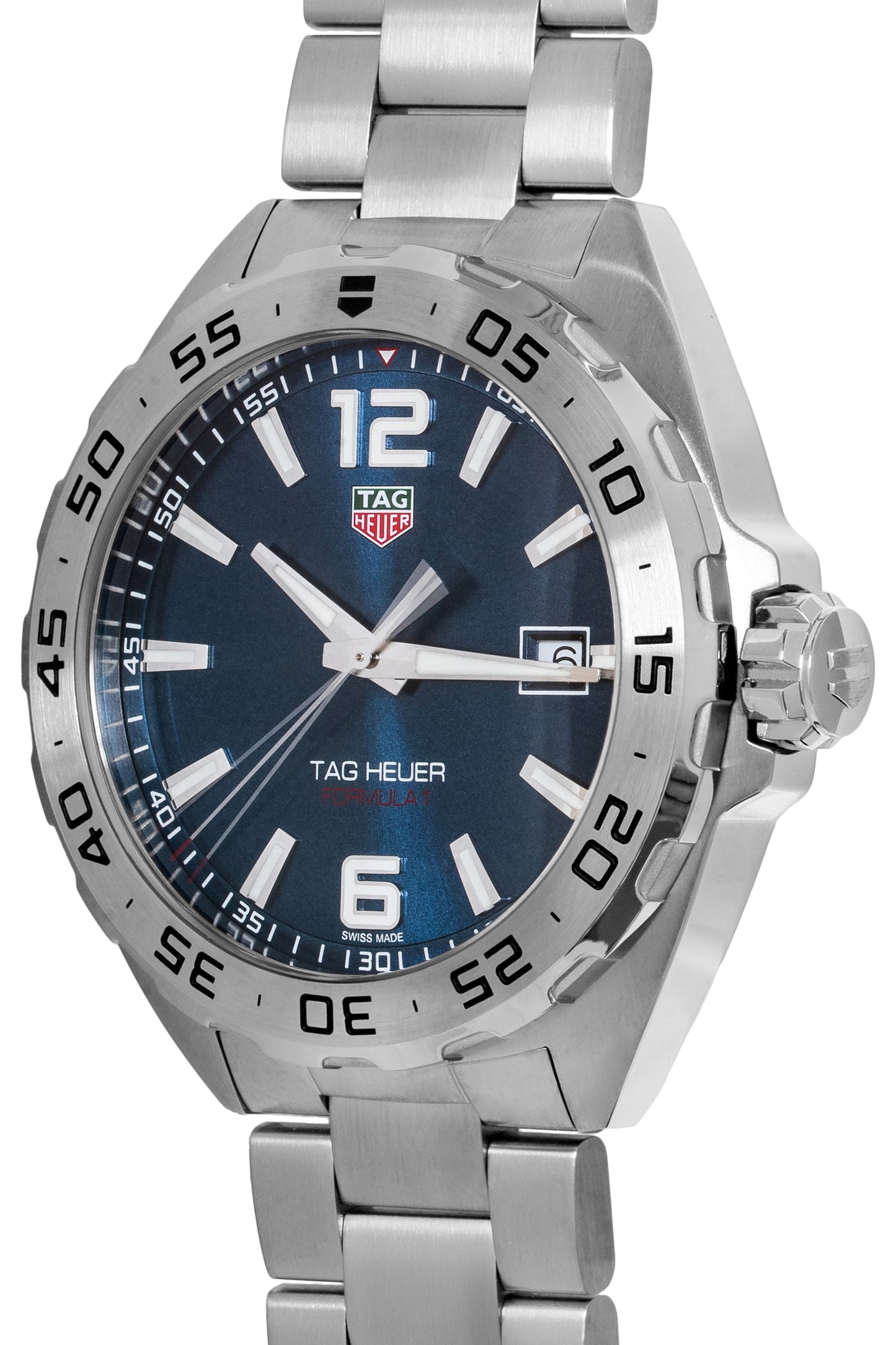 Buy Tag Heuer Formula 1 Quartz Blue Dial Silver Steel Strap Watch for Men - WAZ1118.BA0875 in Pakistan