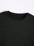 Buy SHEIN Thermal Lined Solid Sweatshirt With Joggers in Pakistan