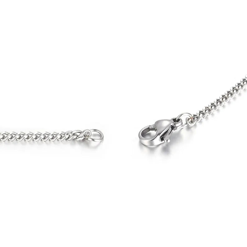 Buy Thin Cuban Curb Link Silver Bracelet 1.5MM in Pakistan