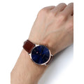Buy Tommy Hilfiger James Blue Dial Brown Leather Strap Watch for Men - 1710354 in Pakistan