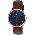 Buy Tommy Hilfiger James Blue Dial Brown Leather Strap Watch for Men - 1710354 in Pakistan