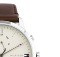 Buy Tommy Hilfiger Evan White Dial Brown Leather Strap Watch for Men - 1710404 in Pakistan