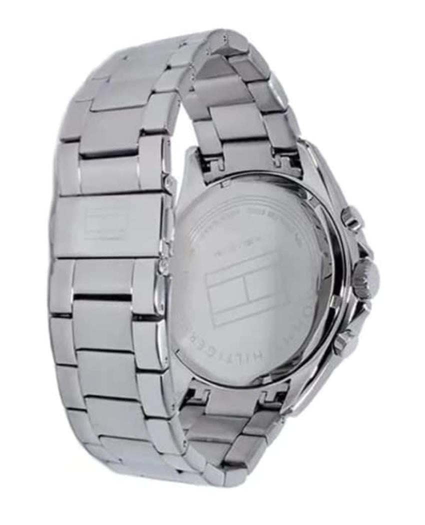 Buy Tommy Hilfiger Mens Quartz Stainless Steel Black Dial 46mm Watch - 1791120 in Pakistan