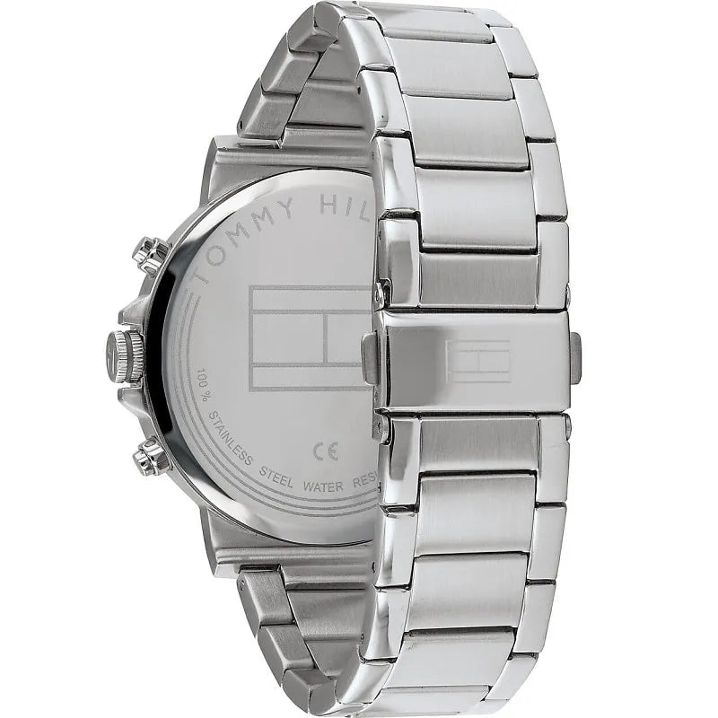 Buy Tommy Hilfiger Mens Quartz Stainless Steel White Dial 44mm Watch - 1791227 in Pakistan