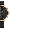 Buy Tommy Hilfiger Mens Quartz Leather Strap Black Dial 44mm Watch - 1710417 in Pakistan