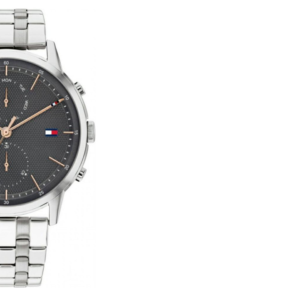 Buy Tommy Hilfiger Mens Quartz Stainless Steel Grey Dial 44mm Watch - 1710431 in Pakistan