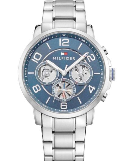 Buy Tommy Hilfiger Mens Quartz Stainless Steel Blue Dial 44mm Watch - 1791293 in Pakistan