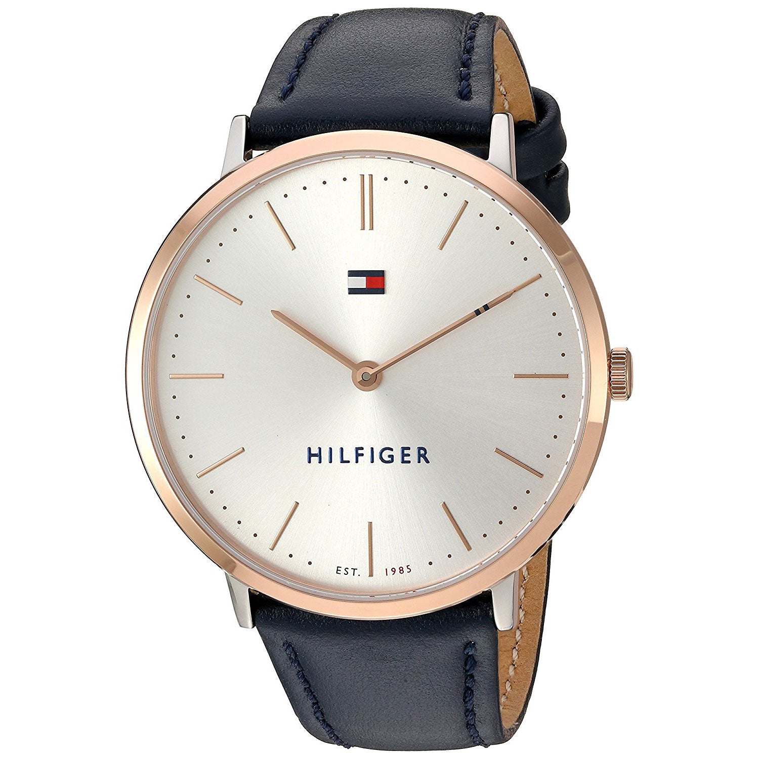 Buy Tommy Hilfiger Ultra Slim White Dial Blue Leather Strap Watch for Women - 1781689 in Pakistan