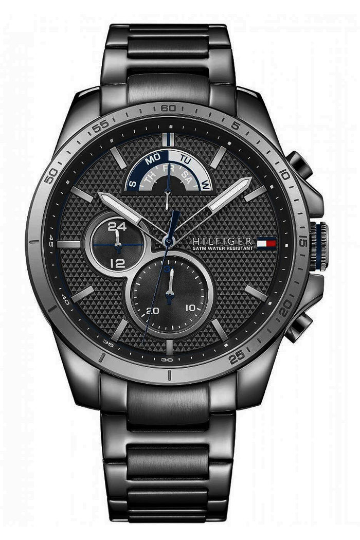 Buy Tommy Hilfiger Mens Quartz Stainless Steel Grey Dial 46mm Watch - 1791347 in Pakistan