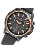 Buy Tommy Hilfiger Mens Quartz Silicone Strap Grey Dial 45mm Watch - 1791792 in Pakistan