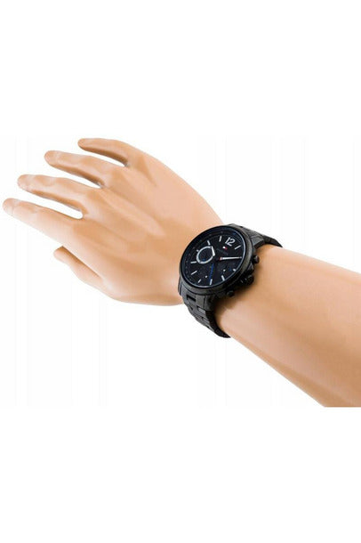 Buy Tommy Hilfiger Mens Quartz Analog Stainless Steel Black Dial 44mm Watch - 1791529 in Pakistan