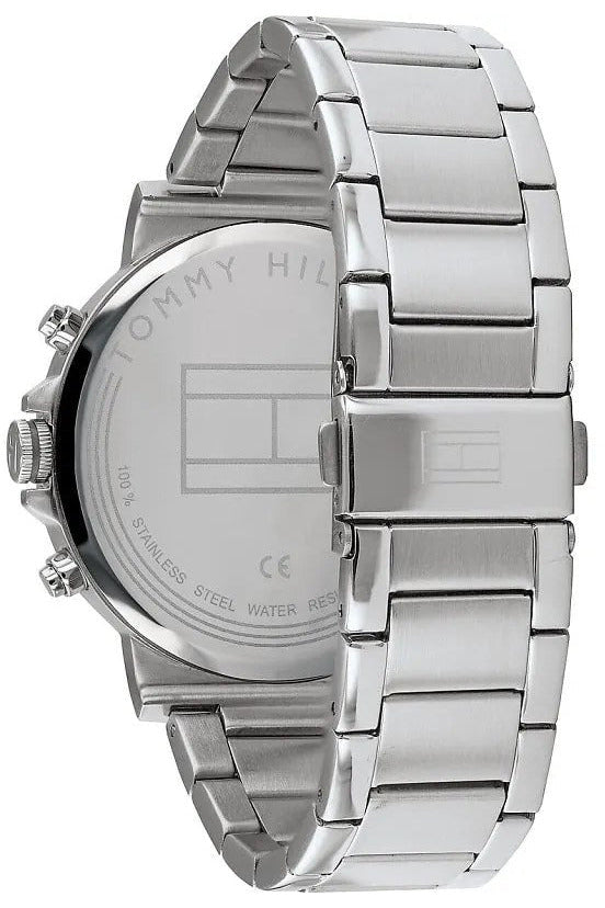 Buy Tommy Hilfiger Mens Quartz Stainless Steel White Dial 44mm Watch - 1791227 in Pakistan