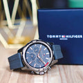 Buy Tommy Hilfiger Mens Quartz Silicone Strap Grey Dial 45mm Watch - 1791792 in Pakistan