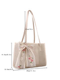 Buy Trendy Lightweight,Casual Bow Decor Straw Bag For Teen Girls Women College Students Perfect For College in Pakistan