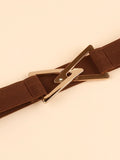 Buy SHEIN Triangle Buckle Corset Belt in Pakistan