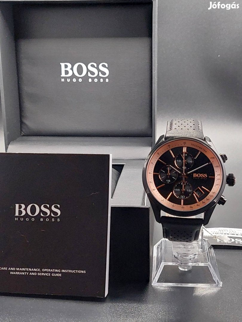 Buy Hugo Boss Mens Quartz Lather Strap Black Dial 44mm Watch - 1513550 in Pakistan