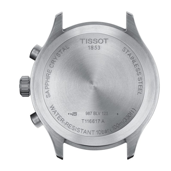 Buy Tissot Men’s Swiss Made Quartz Brown Leather Strap Blue Dial 45mm Watch T116.617.16.042.00 in Pakistan