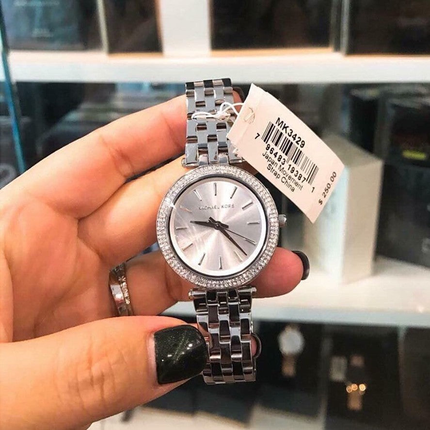 Buy Michael Kors Womens Quartz Stainless Steel Silver Dial 33mm Watch - Mk3429 in Pakistan