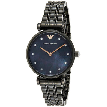 Buy Emporio Armani Women's Analog Stainless Steel Black Dial 32mm Watch AR11268 in Pakistan