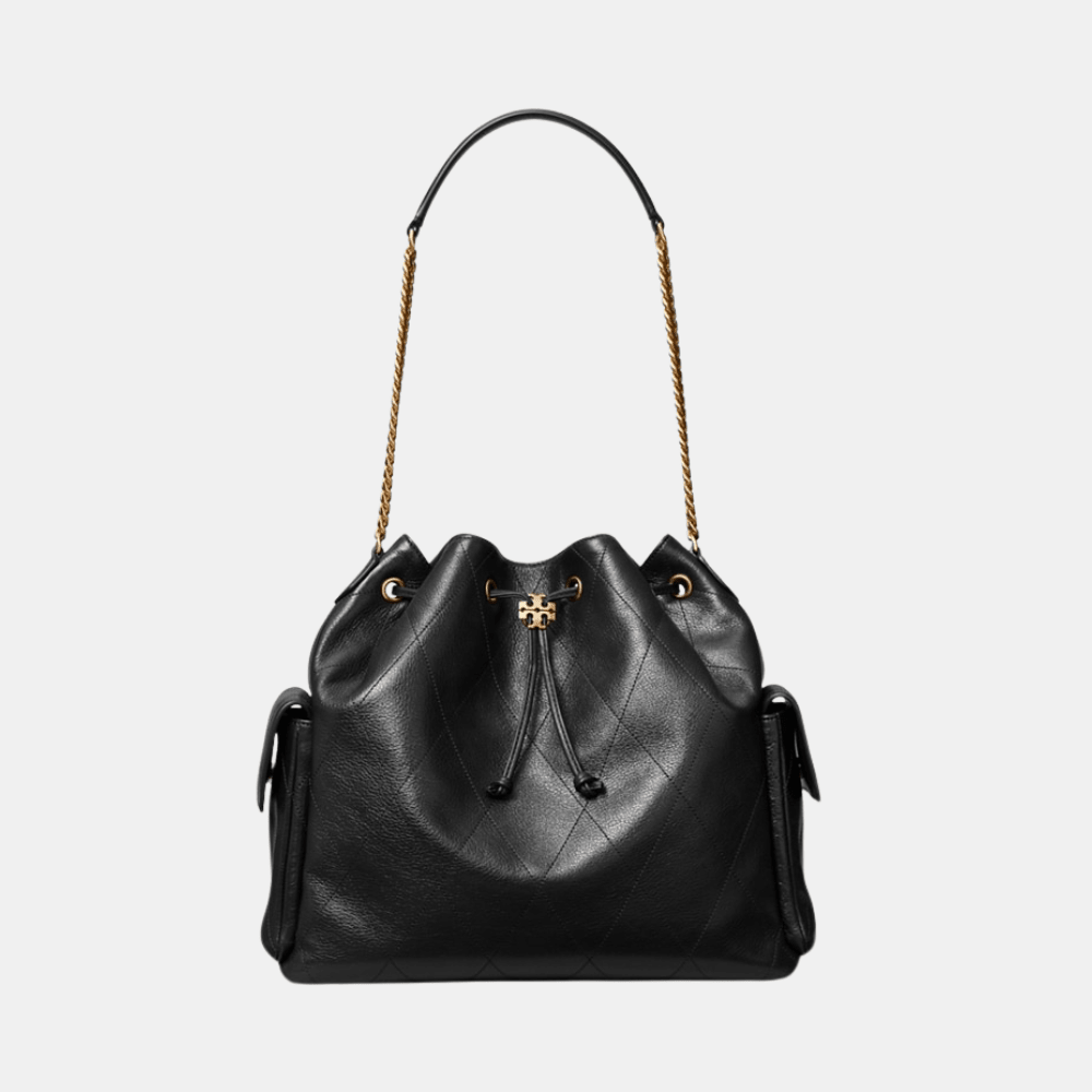 Buy Tory Burch Large Charlie Quilted Drawstring Shoulder Bag in Pakistan