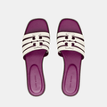 Buy Tory Burch Ines Slide (Blanc/Violet Wave) in Pakistan