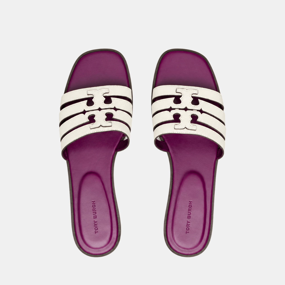 Buy Tory Burch Ines Slide (Blanc/Violet Wave) in Pakistan