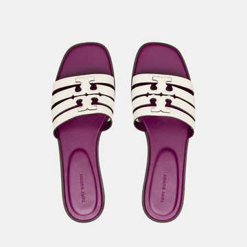 Buy Tory Burch Ines Slide (Blanc/Violet Wave) in Pakistan