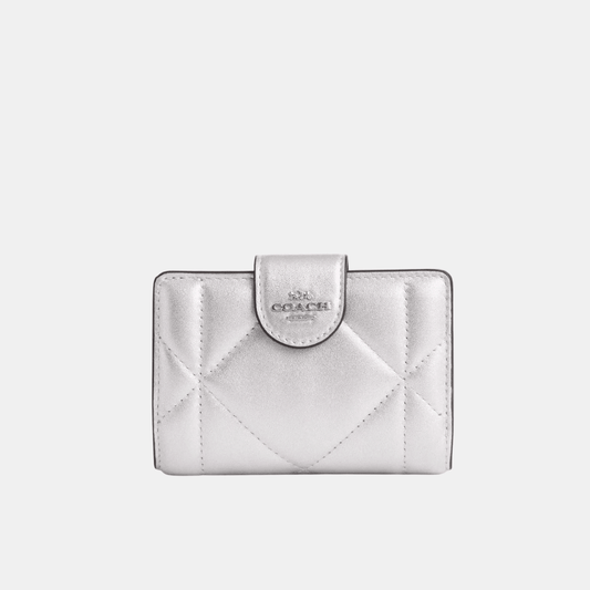 Buy Coach Medium Corner Zip Wallet With Puffy Diamond Quilting in Pakistan
