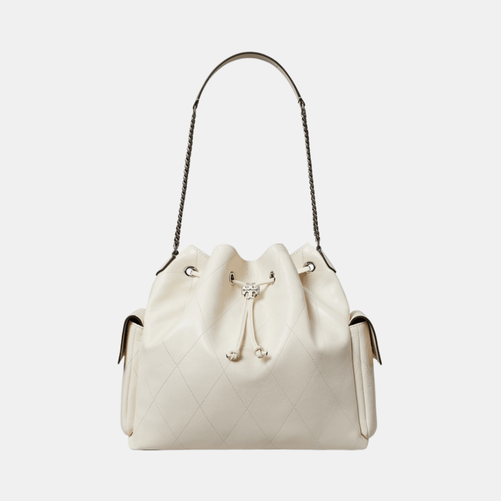 Buy Tory Burch Large Charlie Quilted Drawstring Shoulder Bag in Pakistan