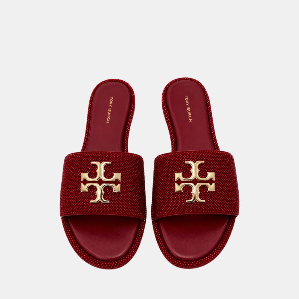 Buy Tory Burch Everly Rhinestone Slides (Red) in Pakistan