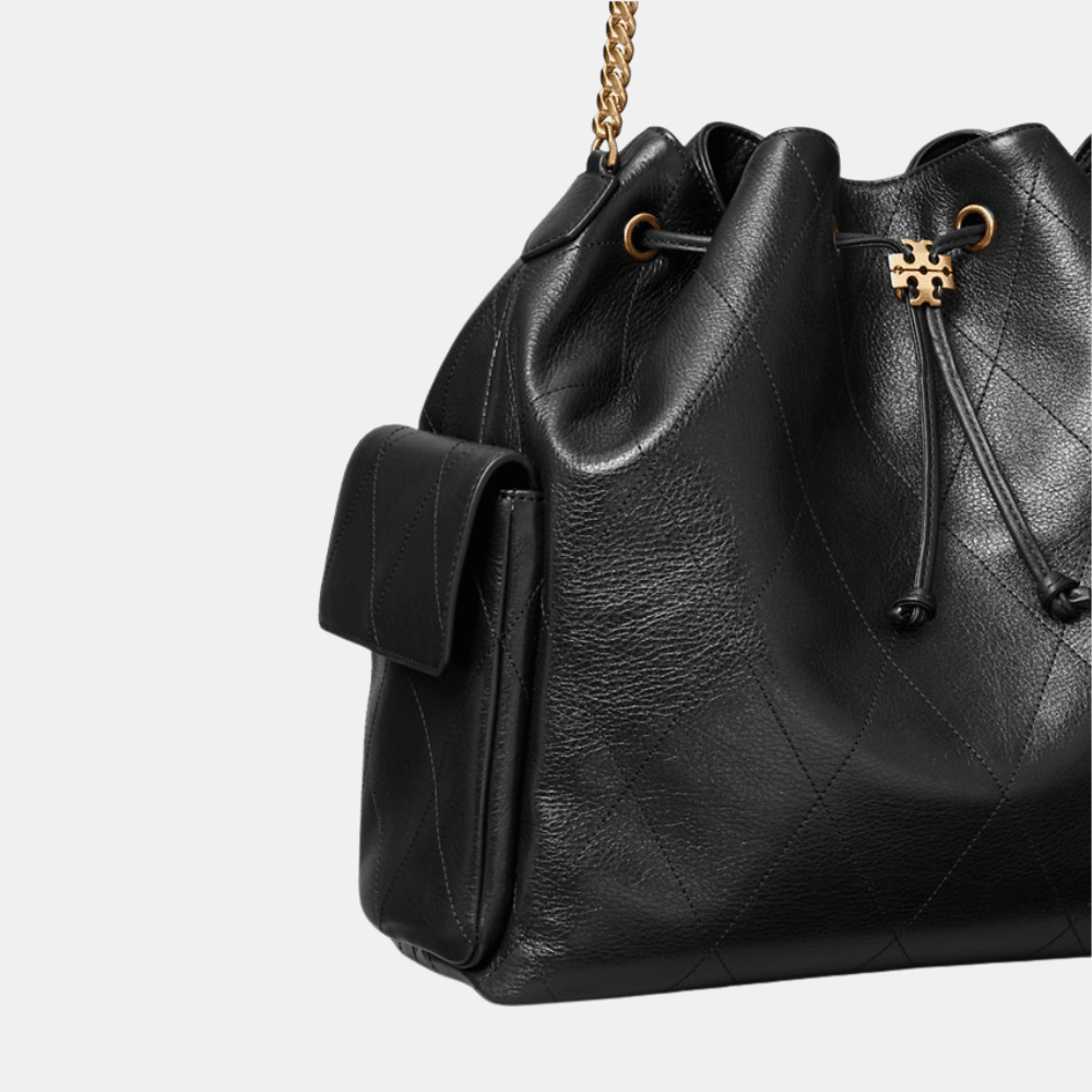 Buy Tory Burch Large Charlie Quilted Drawstring Shoulder Bag in Pakistan