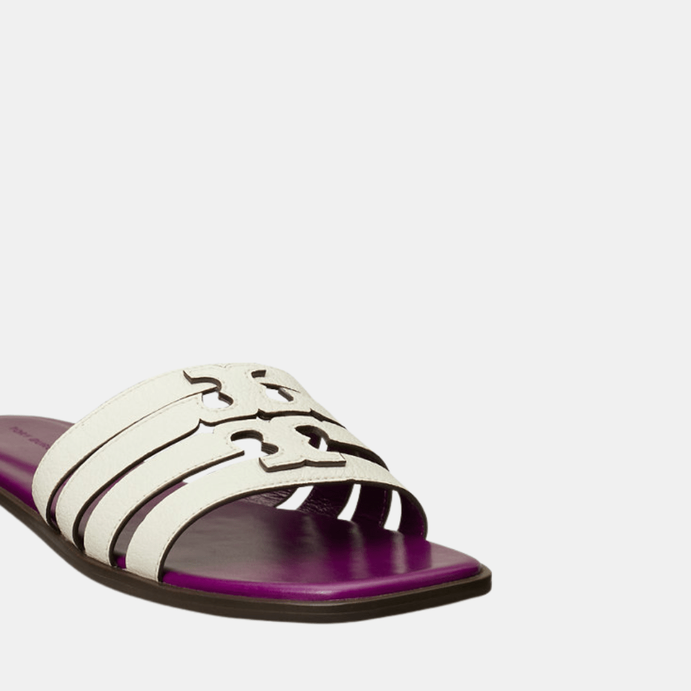 Buy Tory Burch Ines Slide (Blanc/Violet Wave) in Pakistan