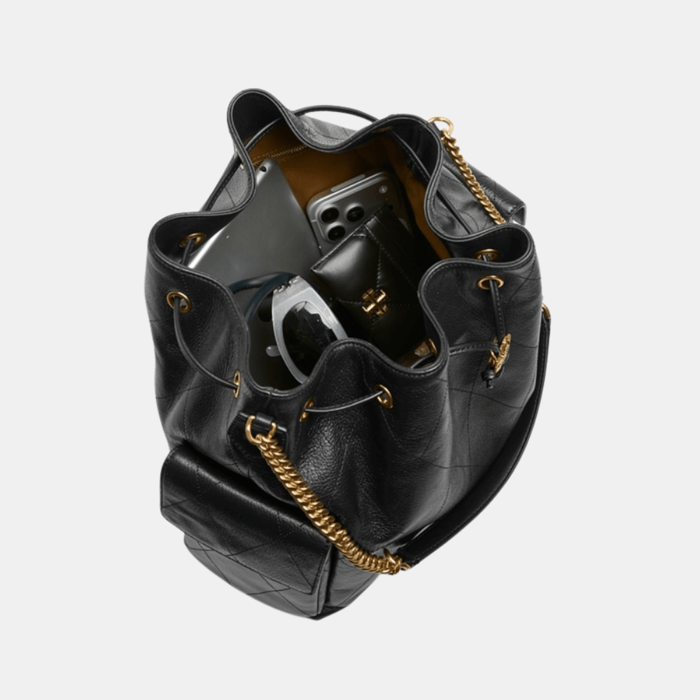 Buy Tory Burch Large Charlie Quilted Drawstring Shoulder Bag in Pakistan