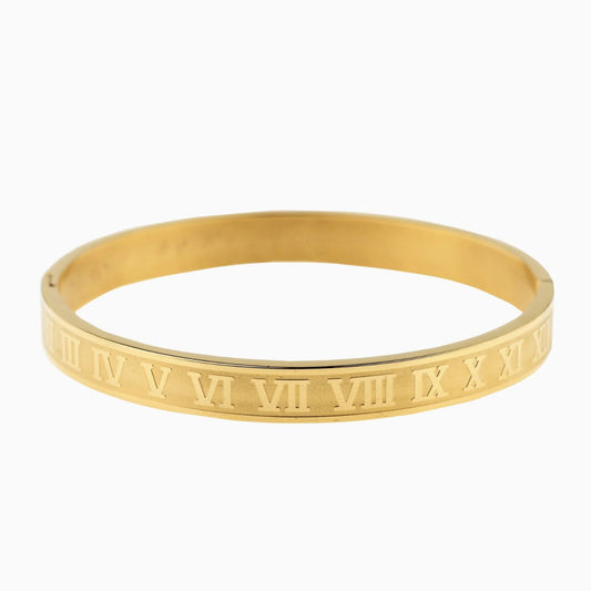 Buy Roman Numerals Bracelet Gold in Pakistan