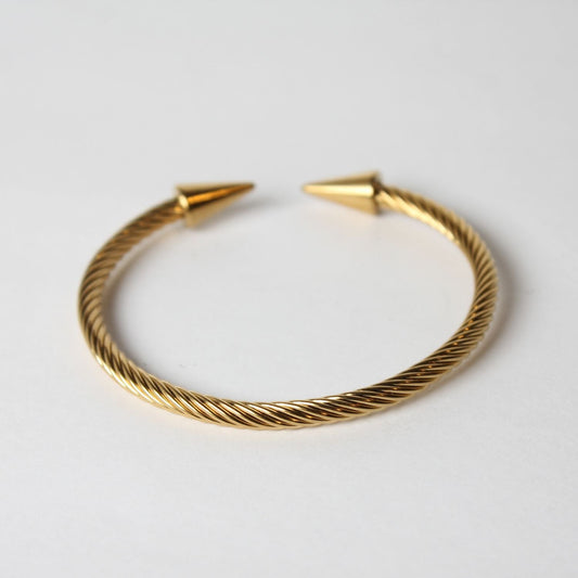 Buy Nail Titanium Steel Open Bracelet in Pakistan